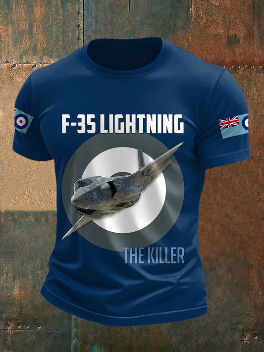 Men's F35 Lightning The Killer Print Casual Tee