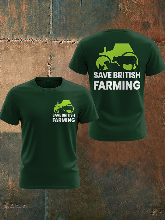 Men's Save British Farming Printed T-shirt