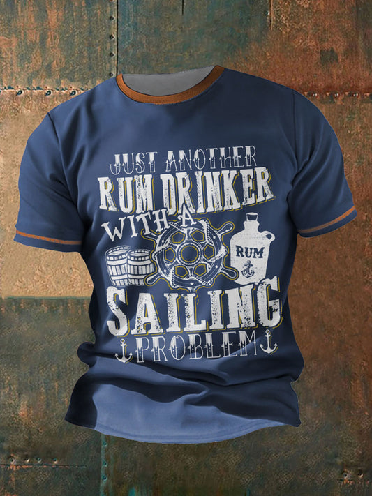 Men's Rum Lover Printed T-shirt