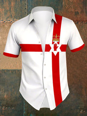 Men's Northern Ireland Print Casual Shirt