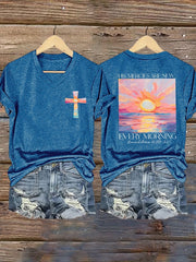 🔥Buy 3 Get 10% Off🔥Women's His Mercies Are New Every Morning Feeling Printed T-Shirt