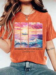 Women's His Mercy is New Every Morning Print T-shirt