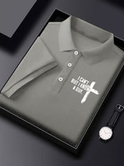 Men'S I Can't But I Know A Guy Print  Polo Shirt