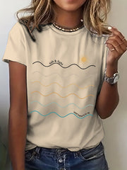 Women's Salt & Light Faith Print Casual T-Shirt