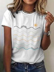 Women's Salt & Light Faith Print Casual T-Shirt