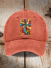 God Turns Broken Pieces Into Masterpieces Print Baseball Cap