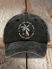 Women'S Casual Scripture Faith Graphic Print Baseball Cap