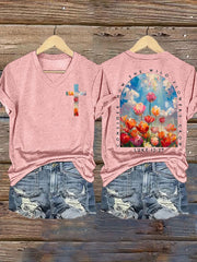 Consider  How The Wild Flowers Grow  Print T-shirt