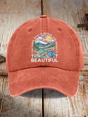 God Takes What is Broken And  Makes It BeauTiful Print Baseball Cap