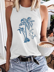Women's Give It To God Print Vest