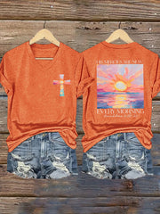 🔥Buy 3 Get 10% Off🔥Women's His Mercies Are New Every Morning Feeling Printed T-Shirt