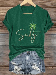 Women's Salt & Light Faith Print V-Neck T-Shirt