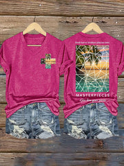God Turns Broken Pieces into  Masterpieces  Give Him Your Pieces Print T-shirt