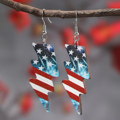 Women's 4th Of July America Flag Earrings