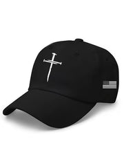 🔥Buy 5 Get 15% Off🔥Unisex Flag Cross Print Baseball Cap