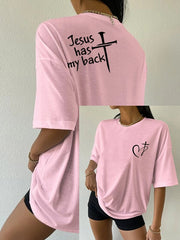 Women's Jesus Has My Back T-Shirt