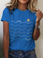 Women's Salt & Light Faith Print Casual T-Shirt