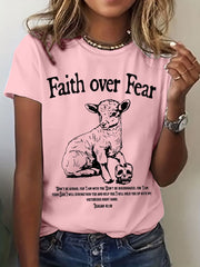 Women's Easter Print T-Shirt