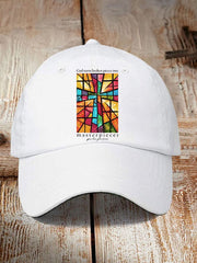 God Turns Broken Pieces Into Masterpieces Print Baseball Cap