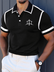 Men's Faith Casual Printed Polo Shirt