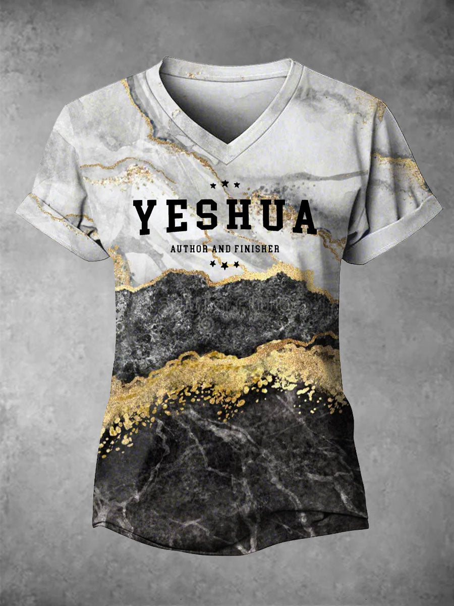 Women's Yeshua Printed Casual T-Shirt