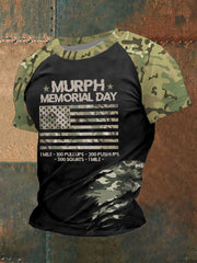 Men's Murph Camo Memorial Day Short Sleeve T-shirt