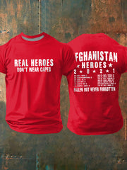 Men's Never Forget The Names Of 13 Fallen Soldiers Short Sleeve T-shirt
