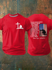Men's Never Forget The Names Of 13 Fallen Soldiers Short Sleeve T-shirt