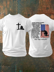 Men's Never Forget The Names Of 13 Fallen Soldiers Short Sleeve T-shirt
