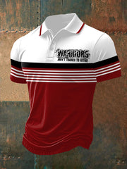 Men's Warriors Aren't Trained To Retire Polo Shirt
