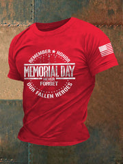 Men's Never Forget The Names Of 13 Fallen Soldiers Short Sleeve T-shirt