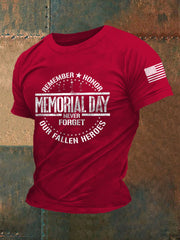 Men's Never Forget The Names Of 13 Fallen Soldiers Short Sleeve T-shirt