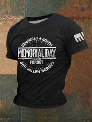 Men's Never Forget The Names Of 13 Fallen Soldiers Short Sleeve T-shirt