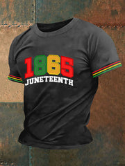 Men's 1865 Printed Crew Neck T-Shirt