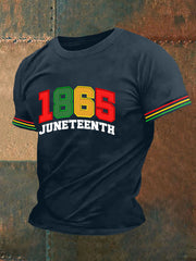 Men's 1865 Printed Crew Neck T-Shirt