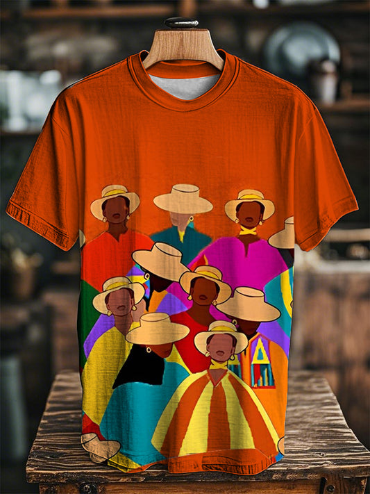 Women's 1865 Junetheen PrintedShort Sleeve T-Shirt