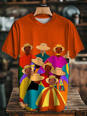 Women's 1865 Junetheen PrintedShort Sleeve T-Shirt