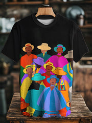 Women's 1865 Junetheen PrintedShort Sleeve T-Shirt