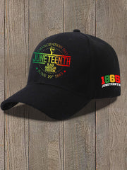 Unisex Juneteenth 1865 Print Hat