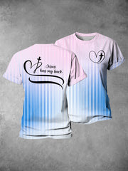 Women's Jesus Has My Back Short-sleeved T-shirt