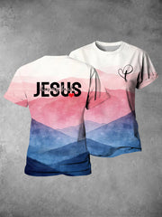 Women's Jesus Has My Back Short-sleeved T-shirt