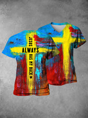 Women's Jesus Has My Back Short-sleeved T-shirt