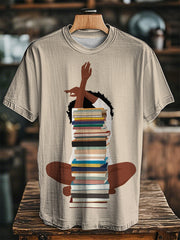 Unisex Juneteenth Black Art Printed O-neck Short Sleeve T-Shirt