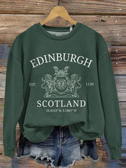 Women's England Scotland Printed Sweatshirt