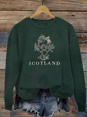 Women's England Scotland Printed Sweatshirt