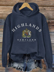 Women's England Scotland Thistle Printed Sweatshirt