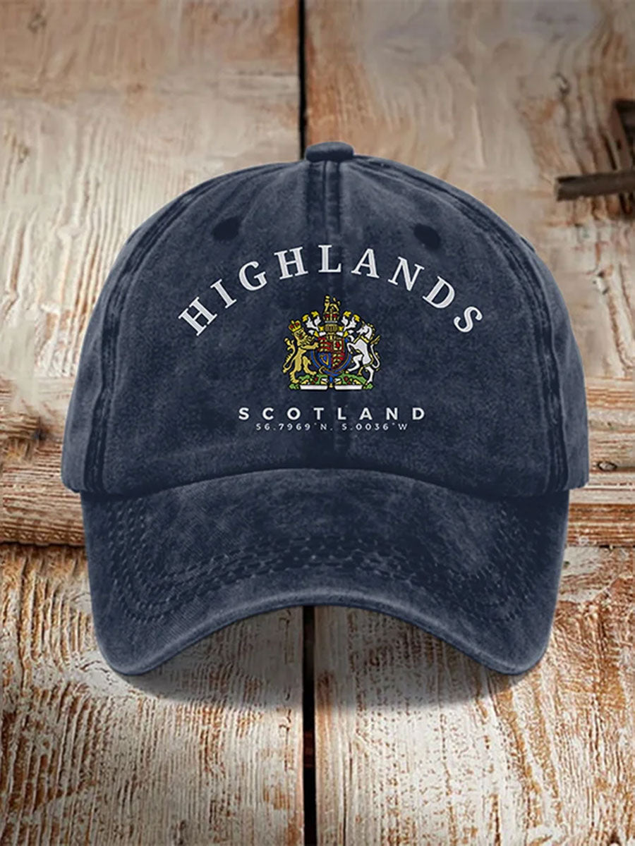 Unisex England Scotland Printed Hat