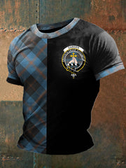 Men's England Scotland Cruciata Cruce Junguntur Printed T-shirt