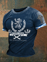 Men's England Scotland Thistle Printed T-shirt