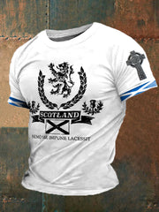 Men's England Scotland Thistle Printed T-shirt